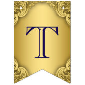 Bannière À Fanions Fête de bébé Prince Couronne (Troisième drapeau)