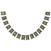 Bannière À Fanions Fête de camouflage de soldat Joe Félicitations (Tout)