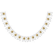 Bannière À Fanions Fête de hamburger aquarelle Anniversaire (Tout)