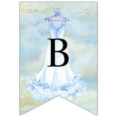 Bannière À Fanions Fête de la mariée (Deuxième drapeau)