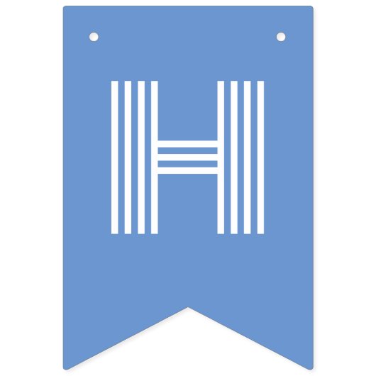 Bannière À Fanions Fête de la piscine (Deuxième drapeau)