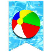 Bannière À Fanions Fête de la piscine d'été (Troisième drapeau)