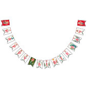 Bannière À Fanions Fête de la Sirène de Noël (Tout)