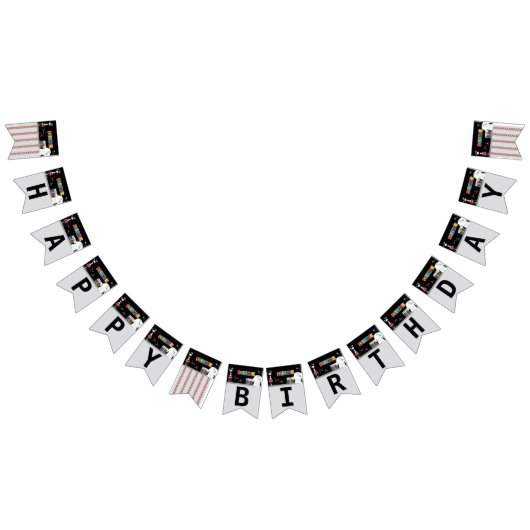 Bannière À Fanions Fête de l'Anniversaire de la science folle (Tout)