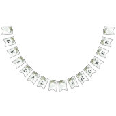 Bannière À Fanions Fête de l'mariée Boho Dusty Blue Eucalyptus (Tout)