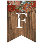 Bannière À Fanions Fête de l'mariée - Mlle à Mme (Premier drapeau)