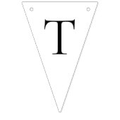 Bannière À Fanions Fête de mariage Papillon Élégant (Troisième drapeau)