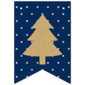 Bannière À Fanions Fête de Noël Blue Stars (Premier drapeau)