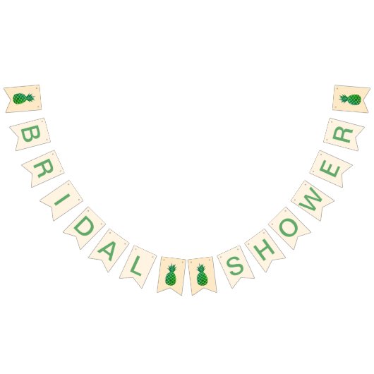 Bannière À Fanions Fête des mariées tropicale d'Aloha (Tout)