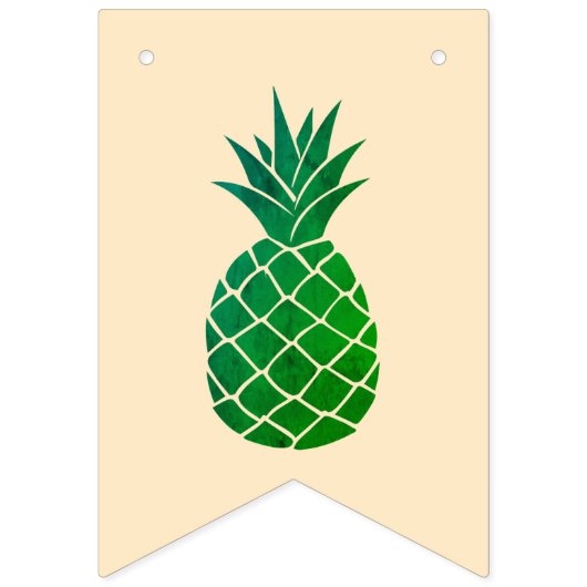 Bannière À Fanions Fête des mariées tropicale d'Aloha (Premier drapeau)