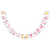 Bannière À Fanions Fête des mariées tropicale d'Aloha (Tout)