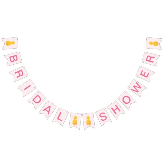 Bannière À Fanions Fête des mariées tropicale d'Aloha (Tout)