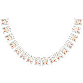 Bannière À Fanions Fête d'Halloween Ghost Cute (Tout)