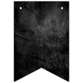 Bannière À Fanions fête du 60e anniversaire en cuir noir et ballons (Premier drapeau)