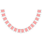 Bannière À Fanions Fête du Canada 1er juillet 1867 Feuille d'érable D (Tout)