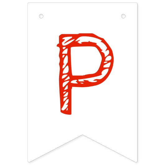 Bannière À Fanions FÊTE PIZZA Pepperoni Pie Slice Pizzeria Anniversai (Troisième drapeau)