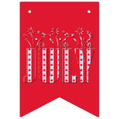 Bannière À Fanions Feuille d'érable canadienne juillet Bonne fête du (Premier drapeau)