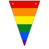 Bannière À Fanions Fierté arc-en-ciel (Troisième drapeau)