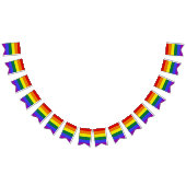 Bannière À Fanions Fierté Rejet arc-en-ciel (Tout)
