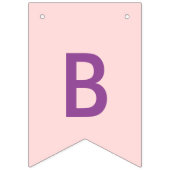 Bannière À Fanions Fille d'anniversaire personnalisée (Deuxième drapeau)