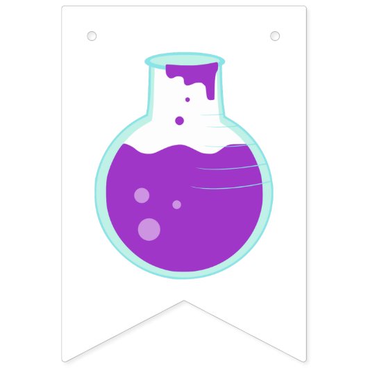 Bannière À Fanions Fille de science (Deuxième drapeau)