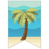 Bannière À Fanions Fille de surfer hawaïenne (Premier drapeau)