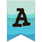 Bannière À Fanions Fille de surfer hawaïenne (Troisième drapeau)