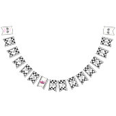 Bannière À Fanions Fille Racing fête d'anniversaire | Fast One & Two (Tout)