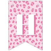 Bannière À Fanions Fille rose Bonne fête d'anniversaire (Deuxième drapeau)