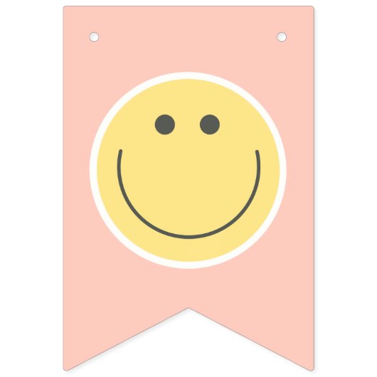 Bannière À Fanions Fille Super Anniversaire Rétro 2ème Anniversaire (Premier drapeau)