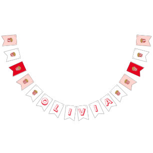 Bannière À Fanions Film Cinéma Nuit Slepover Popcorn Anniversaire