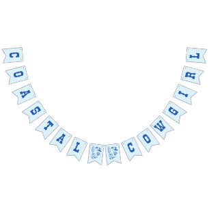 Bannière À Fanions Fin de semaine de bachelorette Coastal Cowgirl