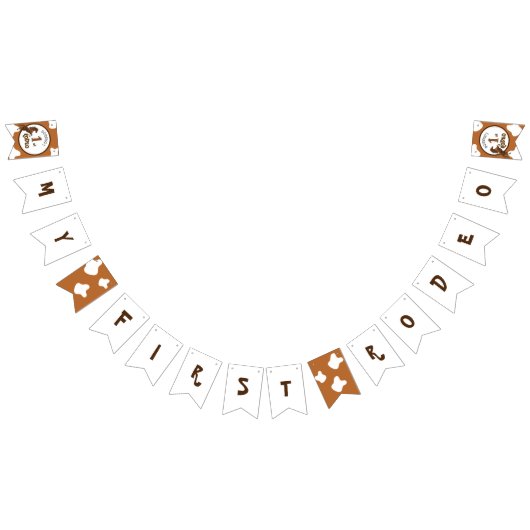 Bannière À Fanions First Rodeo (Tout)