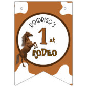 Bannière À Fanions First Rodeo (Premier drapeau)