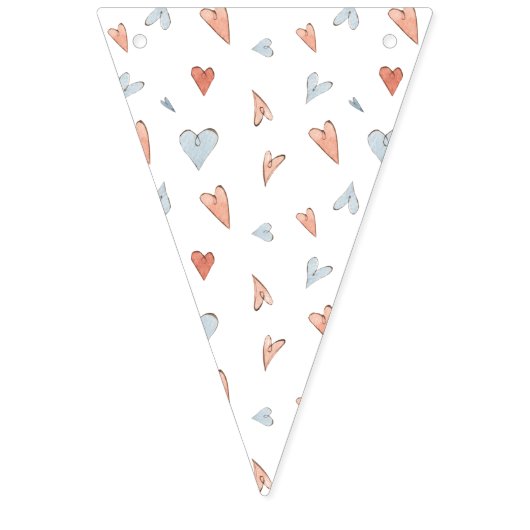 Bannière À Fanions Flags - Hearts Pattern (Premier drapeau)