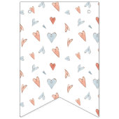 Bannière À Fanions Flags - Rabbits And Hearts Pattern (Deuxième drapeau)