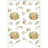 Bannière À Fanions Flags - Rabbits And Hearts Pattern (Premier drapeau)