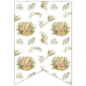 Bannière À Fanions Flags - Rabbits And Hearts Pattern (Troisième drapeau)