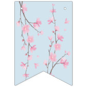 Bannière À Fanions Fleur de cerisiers - Rouge (Troisième drapeau)