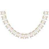 Bannière À Fanions Fleur séchée Tropicale Boho Pampas (Tout)