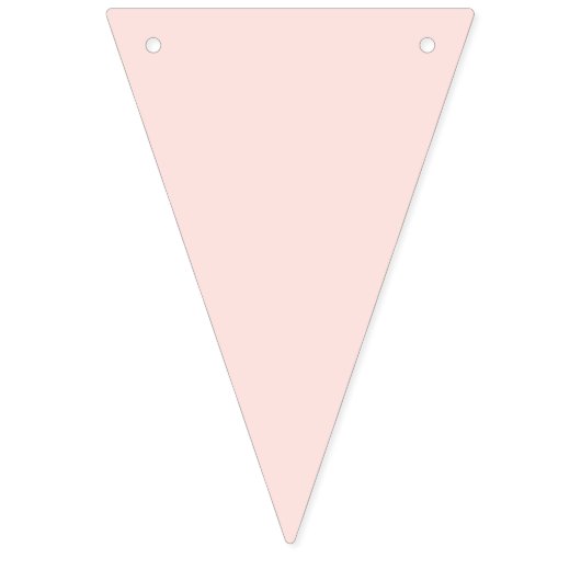 Bannière À Fanions Fleurs roses (Deuxième drapeau)