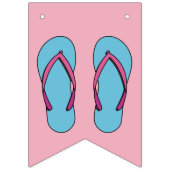 Bannière À Fanions Flip Flops de plage (Premier drapeau)