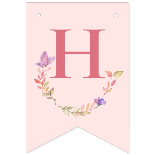 Bannière À Fanions Fluffy Rose Highlands Scottish Cow (Deuxième drapeau)