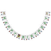 Bannière À Fanions Football 2e année à l'anniversaire (Tout)