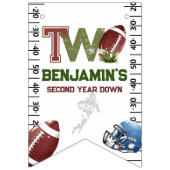 Bannière À Fanions Football 2e année à l'anniversaire (Premier drapeau)