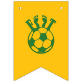 bannière à fanions Footprints of Glory – World Cup (Premier drapeau)