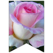 Bannière À Fanions Forever in Love Simple Mariage rose (Premier drapeau)