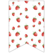 Bannière À Fanions Fraise 1er anniversaire Berry First Photo (Premier drapeau)