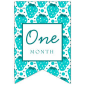 Bannière À Fanions Fraise Boy Berry Premier anniversaire Jalons  (Troisième drapeau)