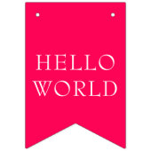 Bannière À Fanions Fraise Fille 1er anniversaire Jalons Photos (Deuxième drapeau)